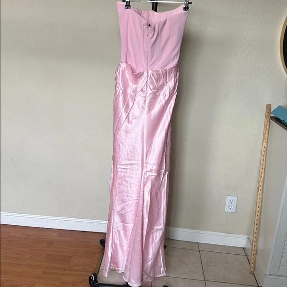 rose shadow strapless corset maxi dress Clothing Dresses 'Persephone' Rose Shadow Strapless Corset Maxi Dress